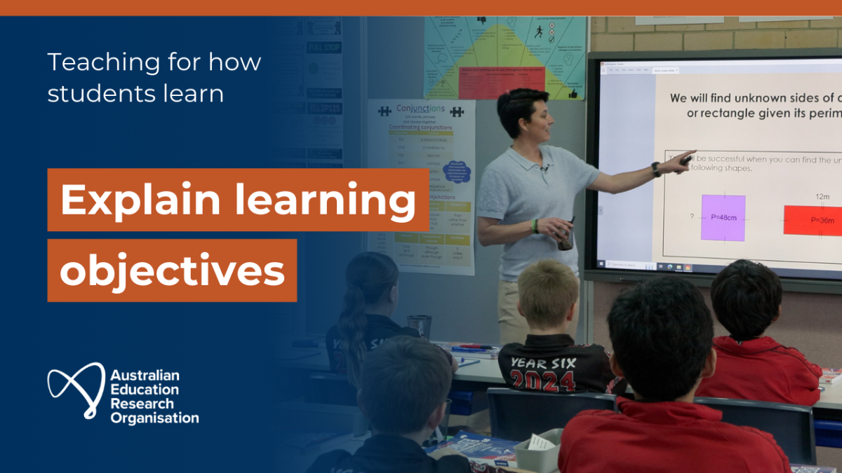Explain Learning Objectives